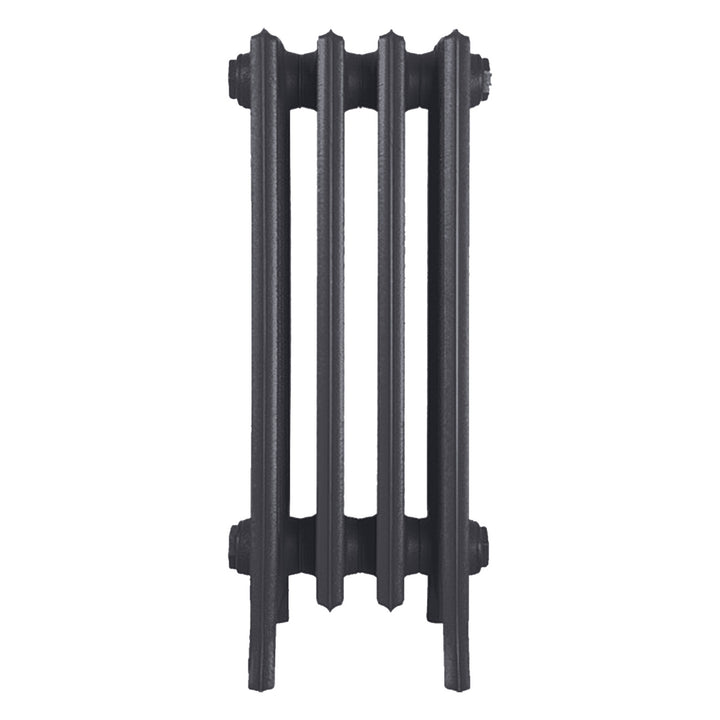 Grace - Black Iron Cast Iron Column Radiator H650mm x W272mm 6 Column - Floor Standing