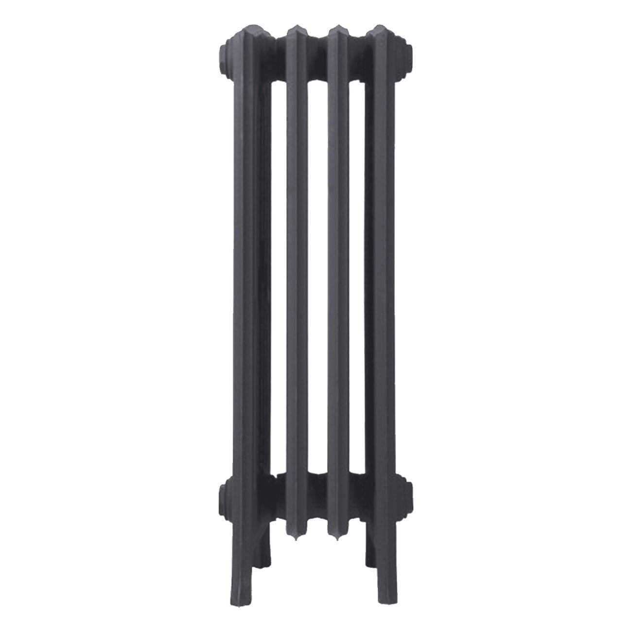 Grace - Black Iron Cast Iron Column Radiator H700mm x W272mm 6 Column - Wall Hung