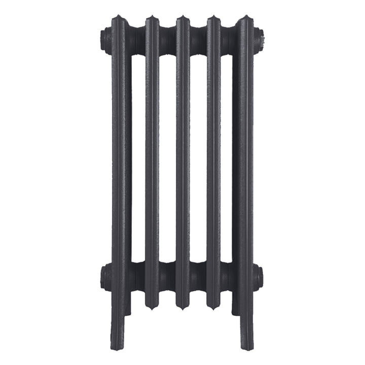 Grace - Black Iron Cast Iron Column Radiator H650mm x W333mm 6 Column - Floor Standing
