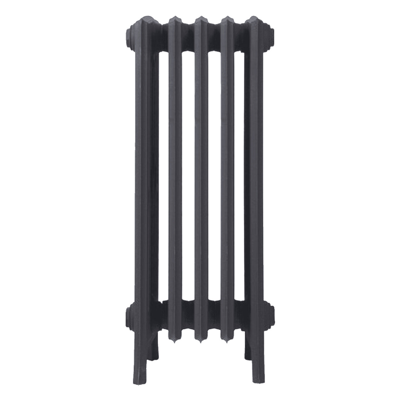Grace - Black Iron Cast Iron Column Radiator H700mm x W333mm 6 Column - Wall Hung