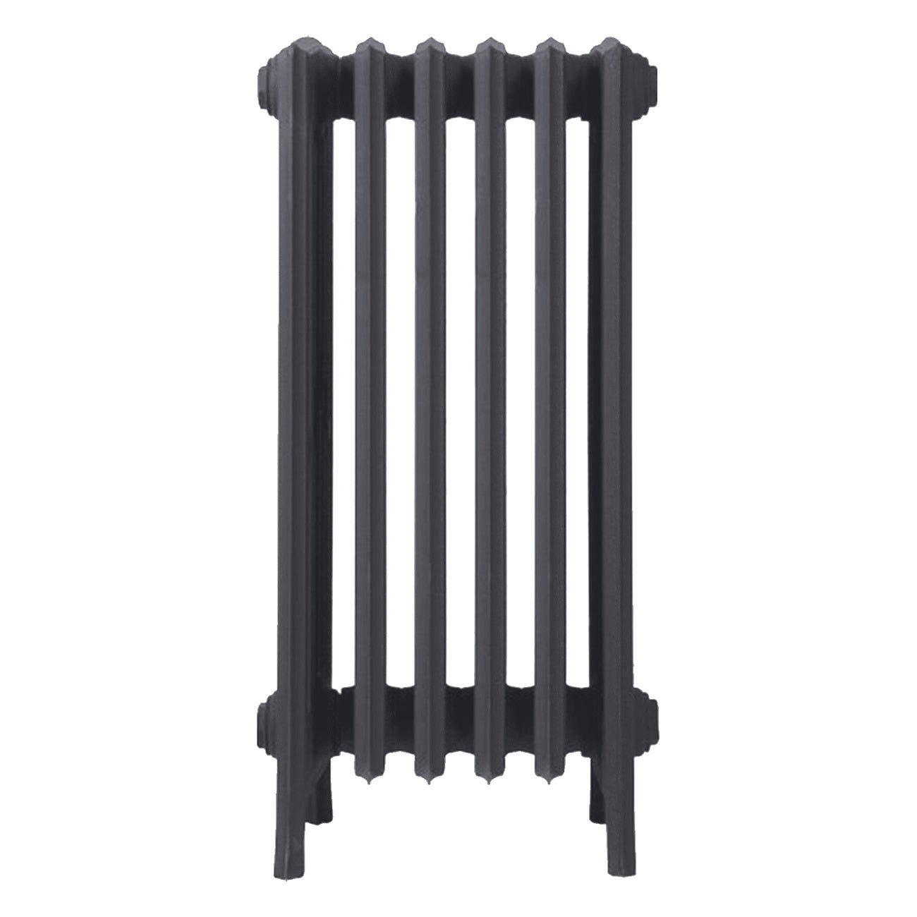 Grace - Black Iron Cast Iron Column Radiator H700mm x W393mm 6 Column - Wall Hung