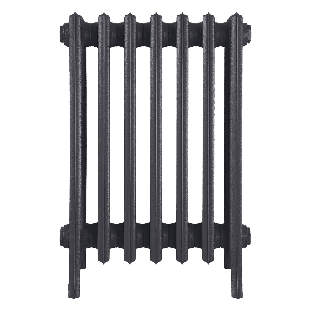 Grace - Black Iron Cast Iron Column Radiator H600mm x W454mm 6 Column - Wall Hung