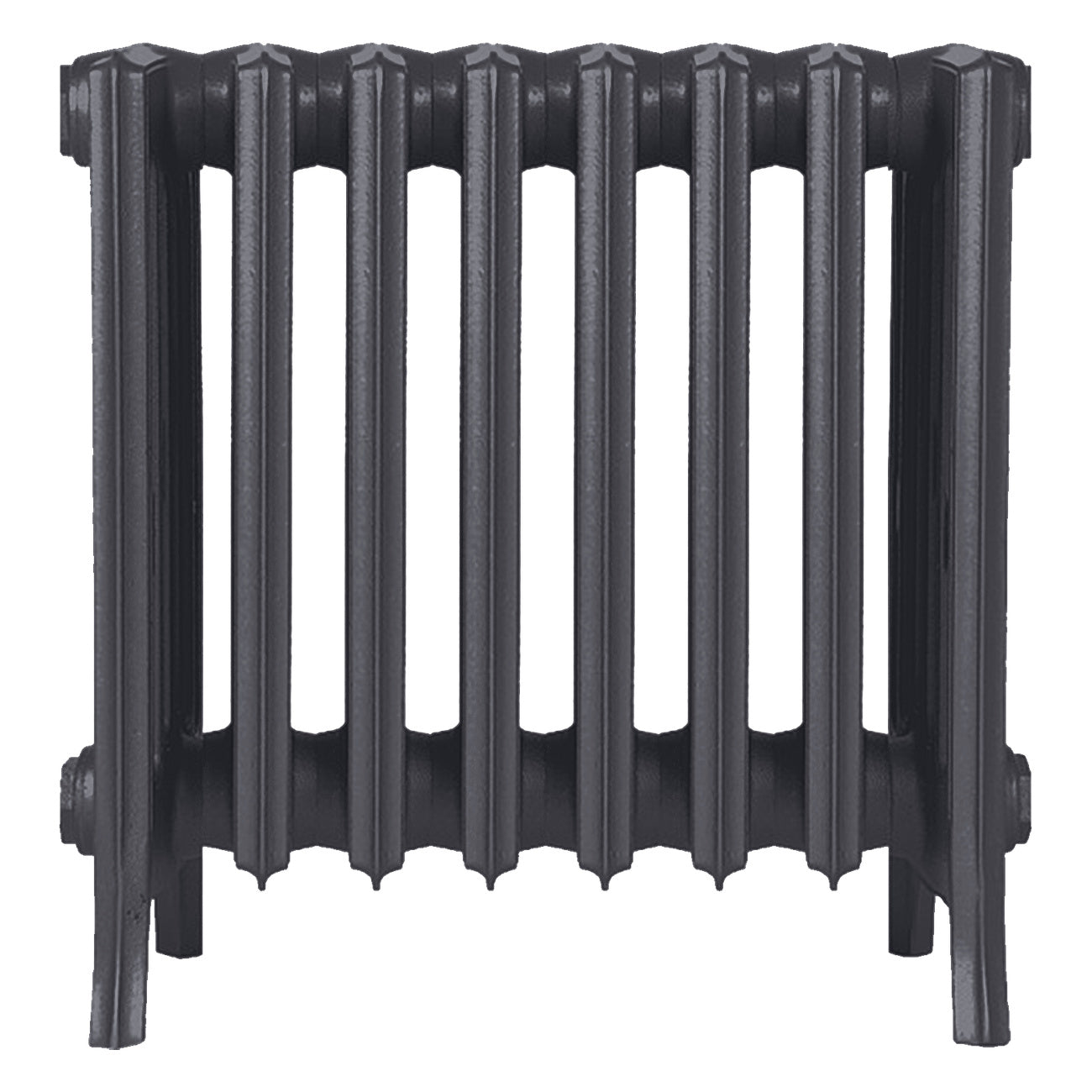Grace - Black Iron Cast Iron Column Radiator H450mm x W514mm 6 Column - Wall Hung