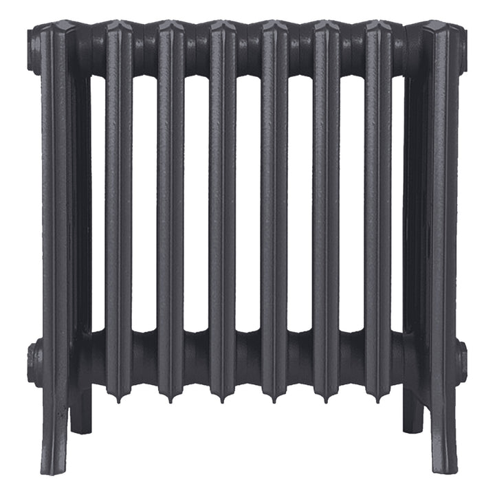 Grace - Black Iron Cast Iron Column Radiator H450mm x W514mm 6 Column - Wall Hung
