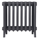 Grace - Black Iron Cast Iron Column Radiator H450mm x W514mm 6 Column - Wall Hung