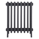 Grace - Black Iron Cast Iron Column Radiator H650mm x W514mm 6 Column - Floor Standing
