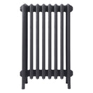 Grace - Black Iron Cast Iron Column Radiator H700mm x W514mm 6 Column - Wall Hung