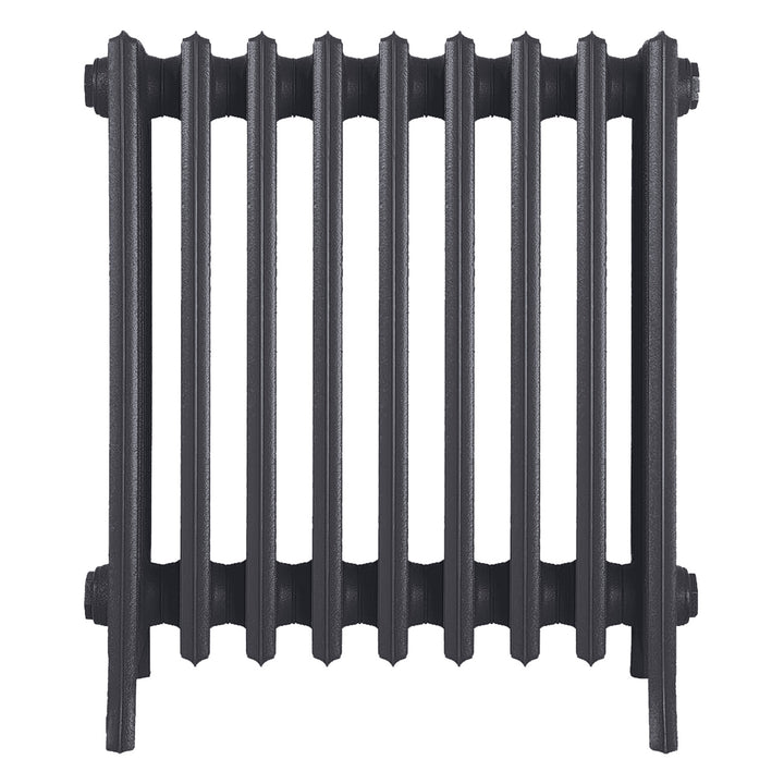 Grace - Black Iron Cast Iron Column Radiator H600mm x W575mm 6 Column - Wall Hung