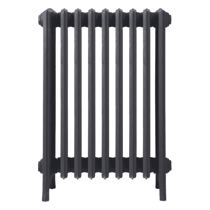 Grace - Black Iron Cast Iron Column Radiator H700mm x W575mm 6 Column - Wall Hung