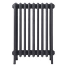Grace - Black Iron Cast Iron Column Radiator H700mm x W575mm 6 Column - Wall Hung