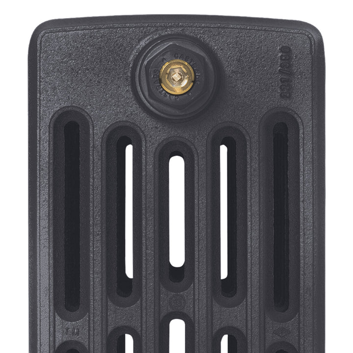 Grace - Black Iron Cast Iron Column Radiator H450mm x W393mm 6 Column - Wall Hung