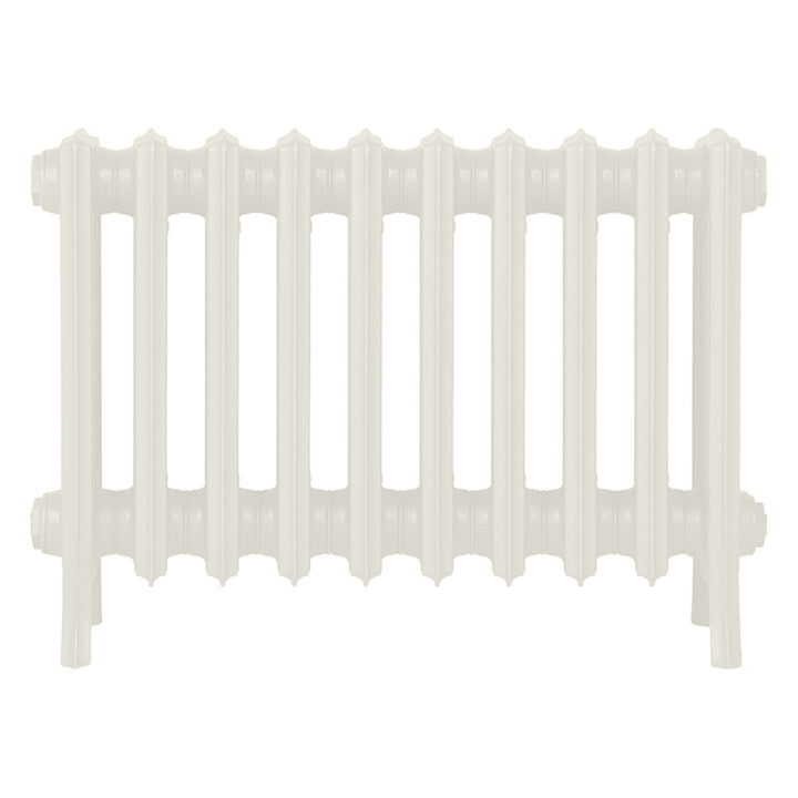 Grace - Chalk White Cast Iron Column Radiator H450mm x W635mm 4 Column - Wall Hung