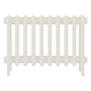 Grace - Chalk White Cast Iron Column Radiator H450mm x W635mm 4 Column - Wall Hung