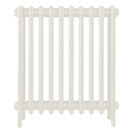 Grace - Chalk White Cast Iron Column Radiator H700mm x W635mm 4 Column - Wall Hung