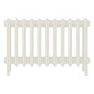 Grace - Chalk White Cast Iron Column Radiator H450mm x W696mm 4 Column - Wall Hung