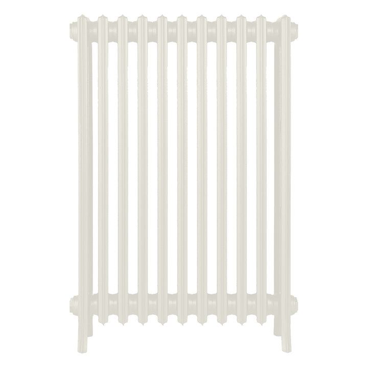 Grace - Chalk White Cast Iron Column Radiator H950mm x W696mm 4 Column - Floor Standing
