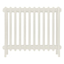 Grace - Chalk White Cast Iron Column Radiator H650mm x W756mm 4 Column - Floor Standing