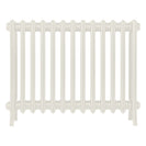 Grace - Chalk White Cast Iron Column Radiator H600mm x W817mm 4 Column - Wall Hung