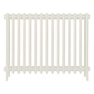Grace - Chalk White Cast Iron Column Radiator H700mm x W938mm 4 Column - Wall Hung