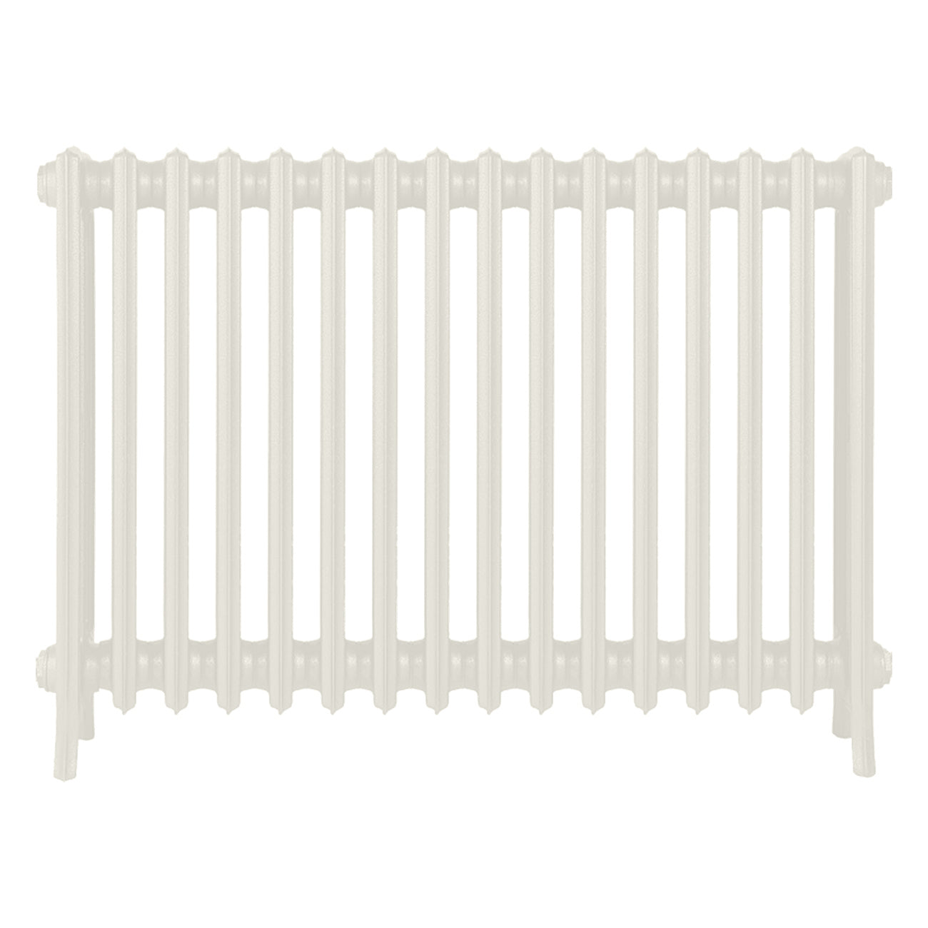 Grace - Chalk White Cast Iron Column Radiator H700mm x W998mm 4 Column - Wall Hung
