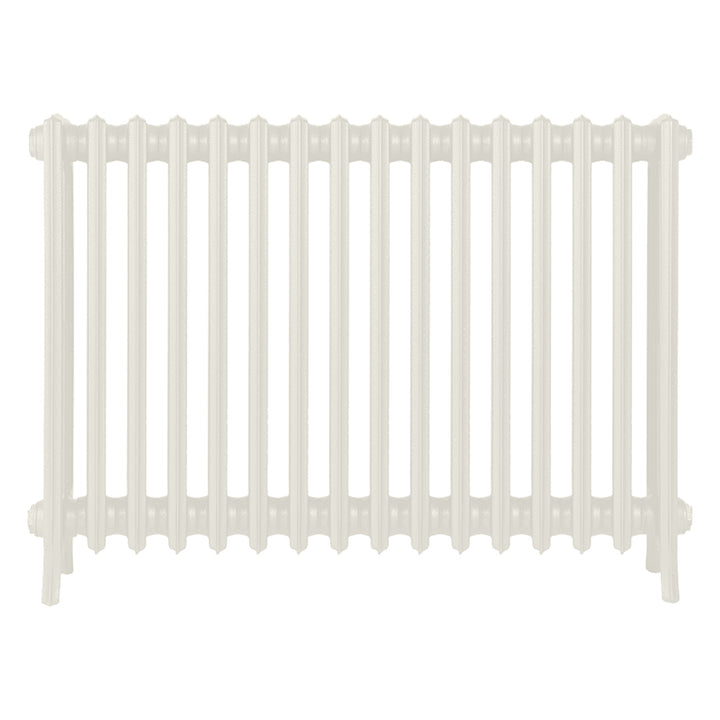 Grace - Chalk White Cast Iron Column Radiator H700mm x W998mm 4 Column - Wall Hung