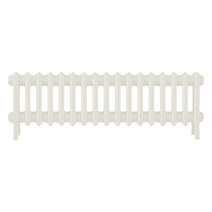 Grace - Chalk White Cast Iron Column Radiator H350mm x W1059mm 4 Column - Floor Standing