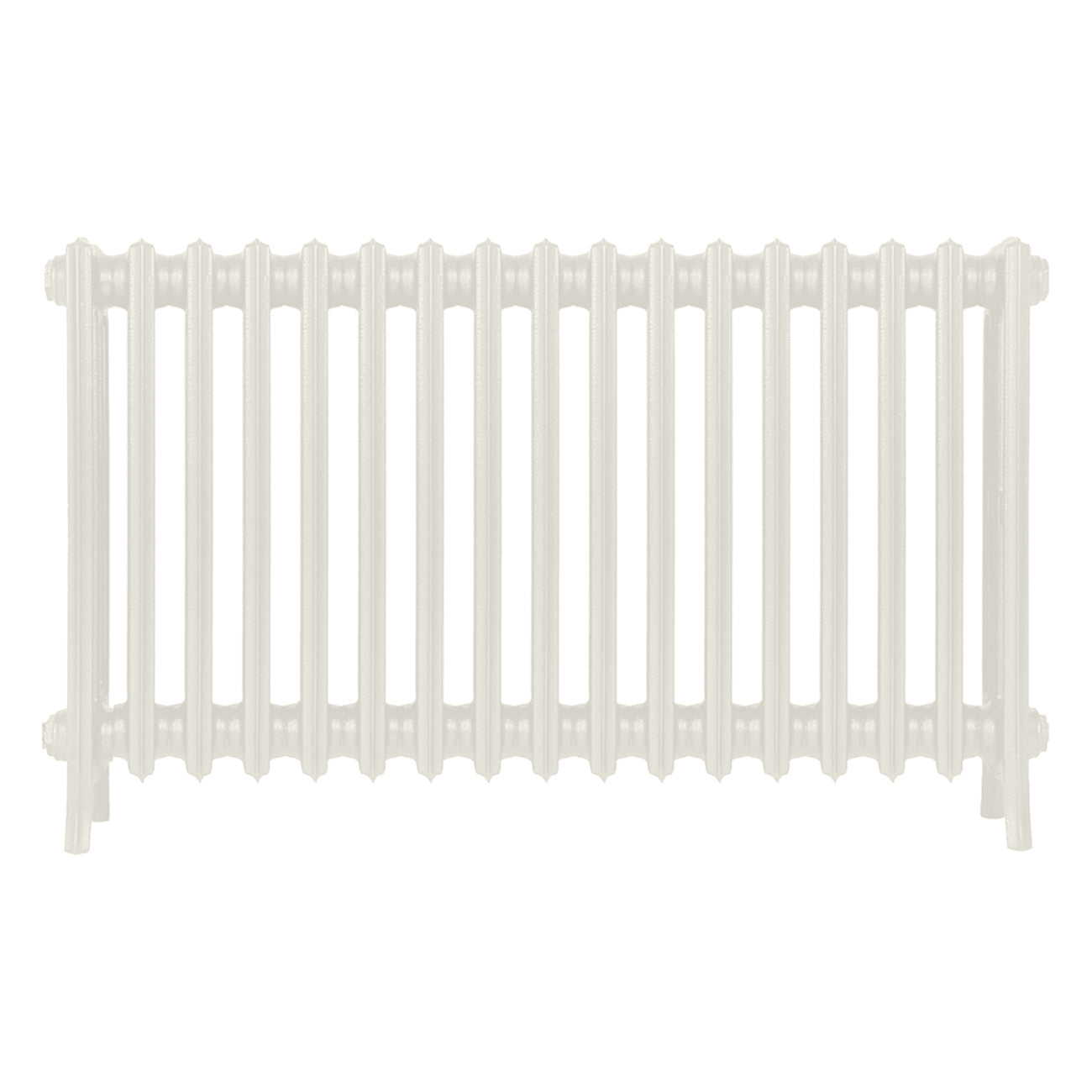 Grace - Chalk White Cast Iron Column Radiator H650mm x W1059mm 4 Column - Floor Standing