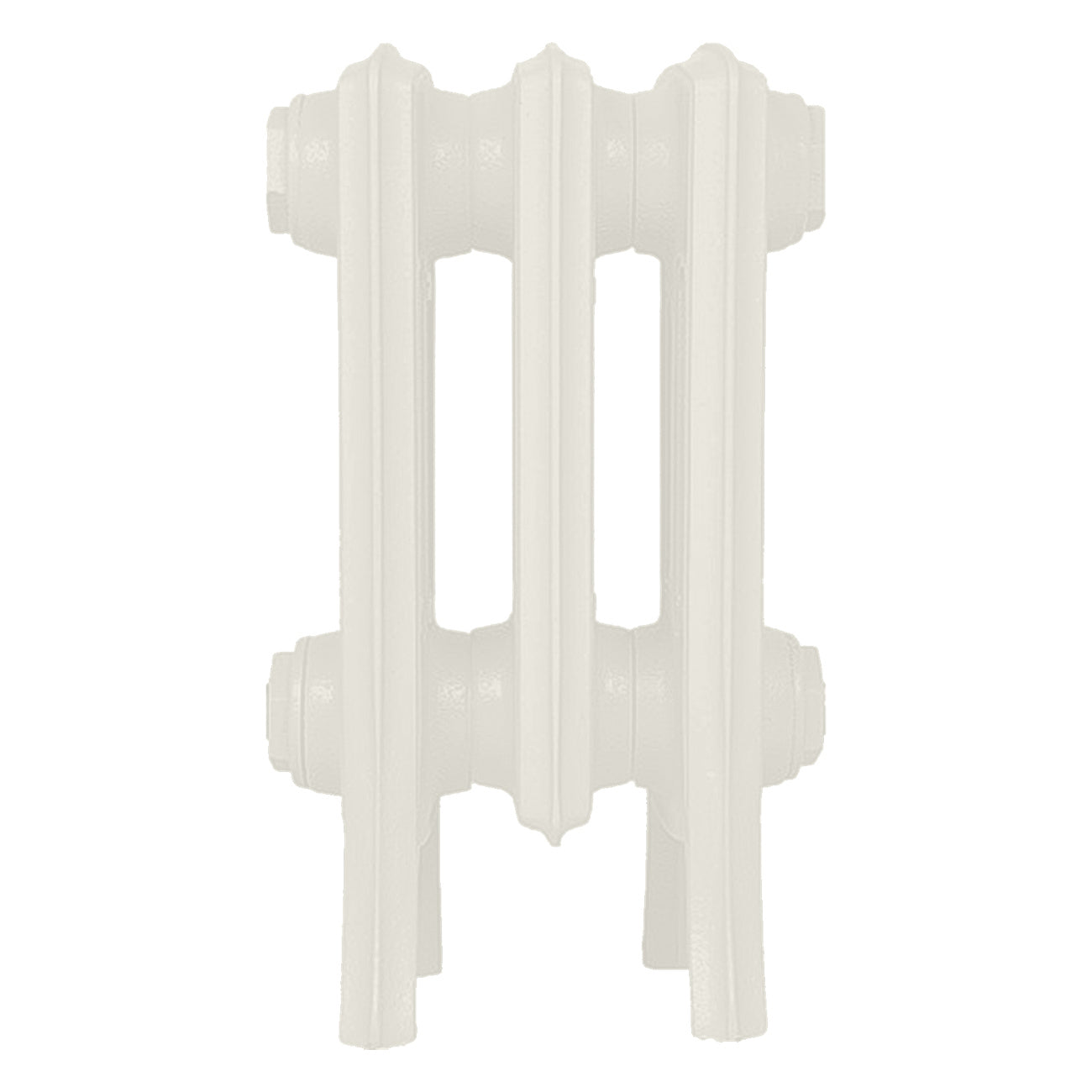 Grace - Chalk White Cast Iron Column Radiator H300mm x W212mm 4 Column - Wall Hung