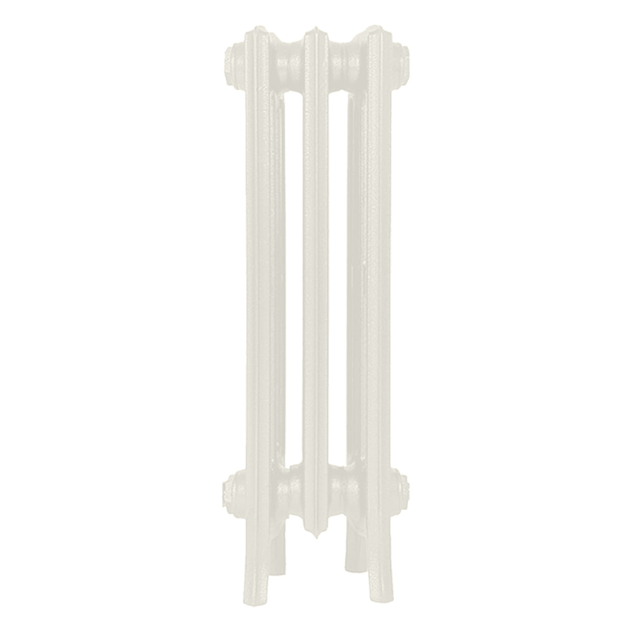 Grace - Chalk White Cast Iron Column Radiator H650mm x W212mm 4 Column - Floor Standing