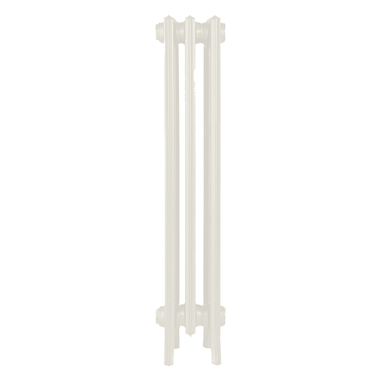 Grace - Chalk White Cast Iron Column Radiator H950mm x W212mm 4 Column - Floor Standing