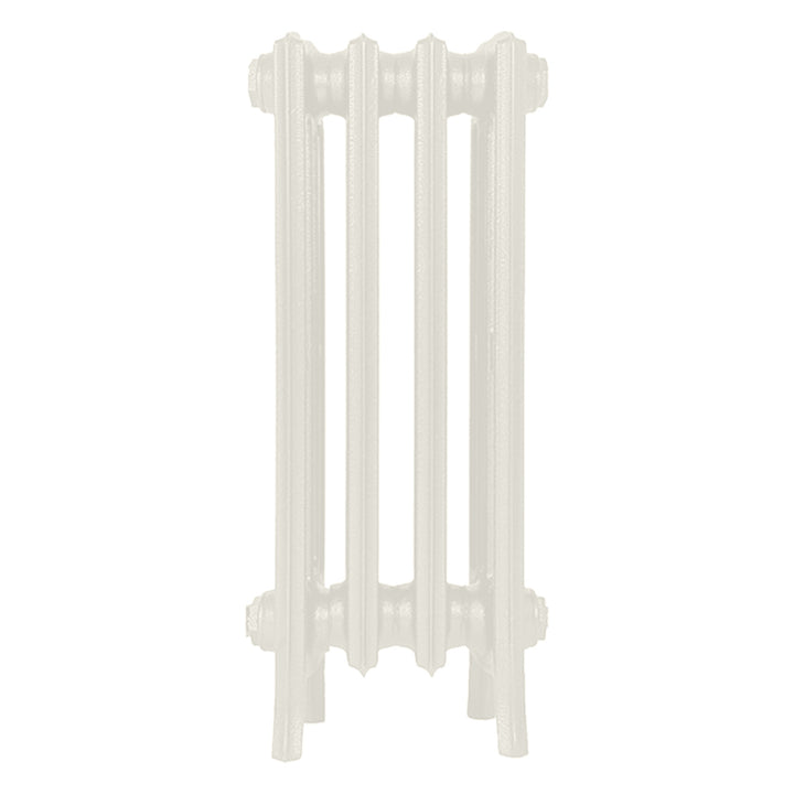 Grace - Chalk White Cast Iron Column Radiator H650mm x W272mm 4 Column - Floor Standing