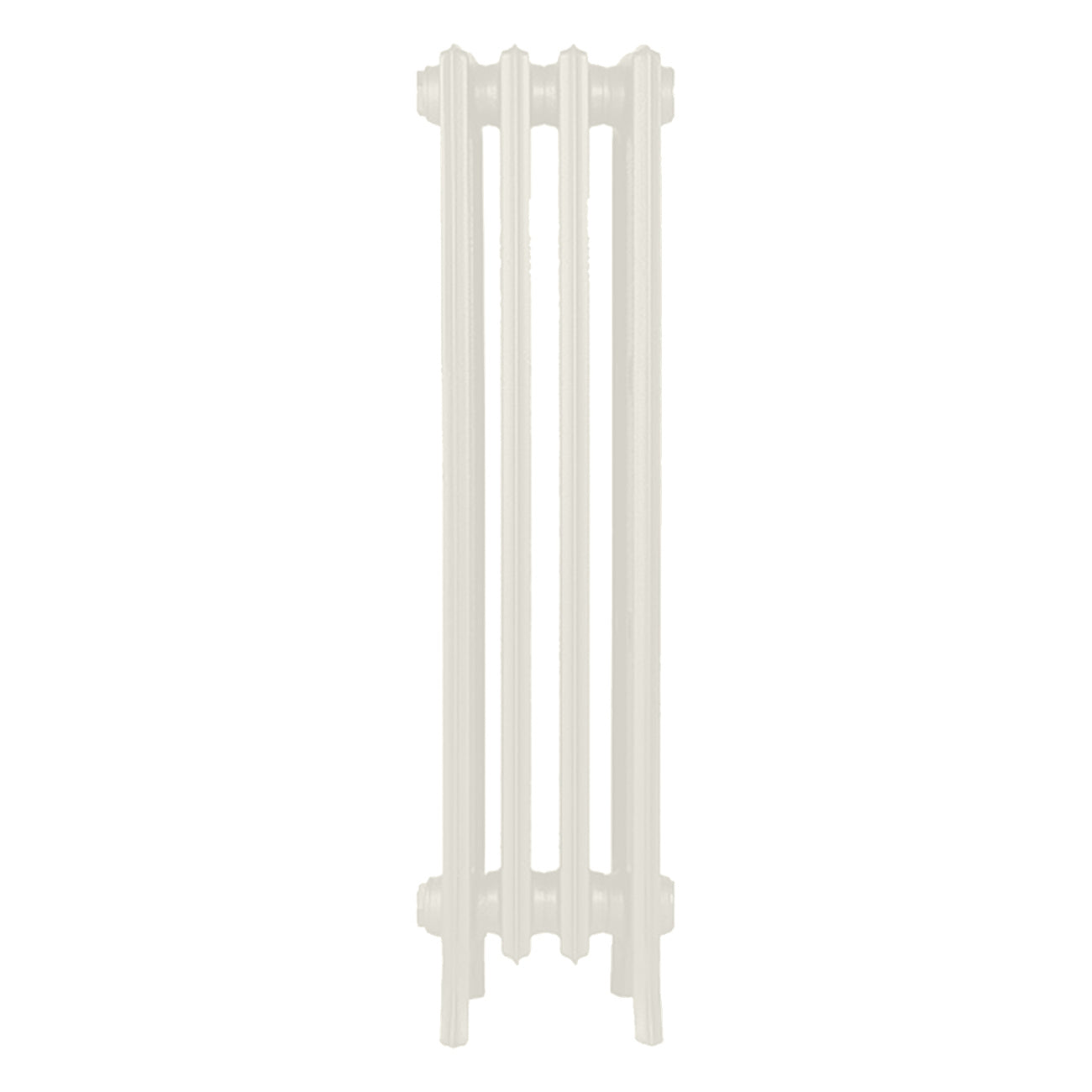 Grace - Chalk White Cast Iron Column Radiator H950mm x W272mm 4 Column - Floor Standing