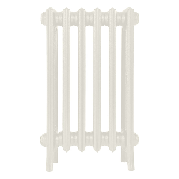 Grace - Chalk White Cast Iron Column Radiator H600mm x W393mm 4 Column - Wall Hung