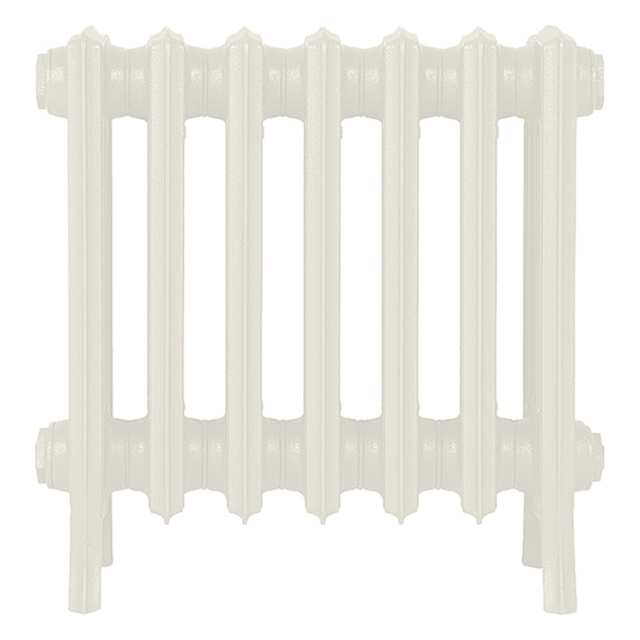 Grace - Chalk White Cast Iron Column Radiator H450mm x W454mm 4 Column - Wall Hung