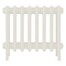 Grace - Chalk White Cast Iron Column Radiator H450mm x W514mm 4 Column - Wall Hung