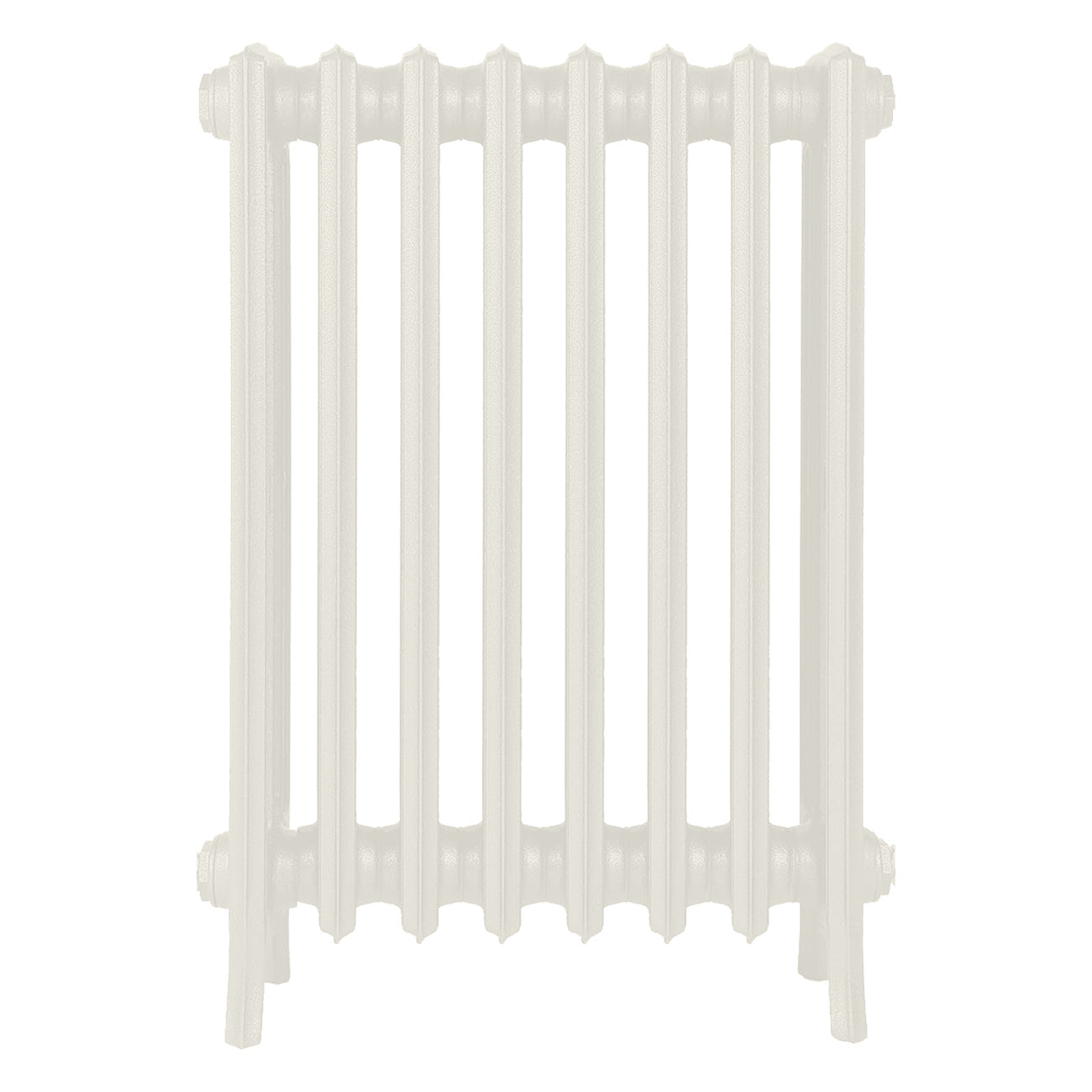 Grace - Chalk White Cast Iron Column Radiator H700mm x W514mm 4 Column - Wall Hung