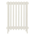 Grace - Chalk White Cast Iron Column Radiator H700mm x W514mm 4 Column - Wall Hung