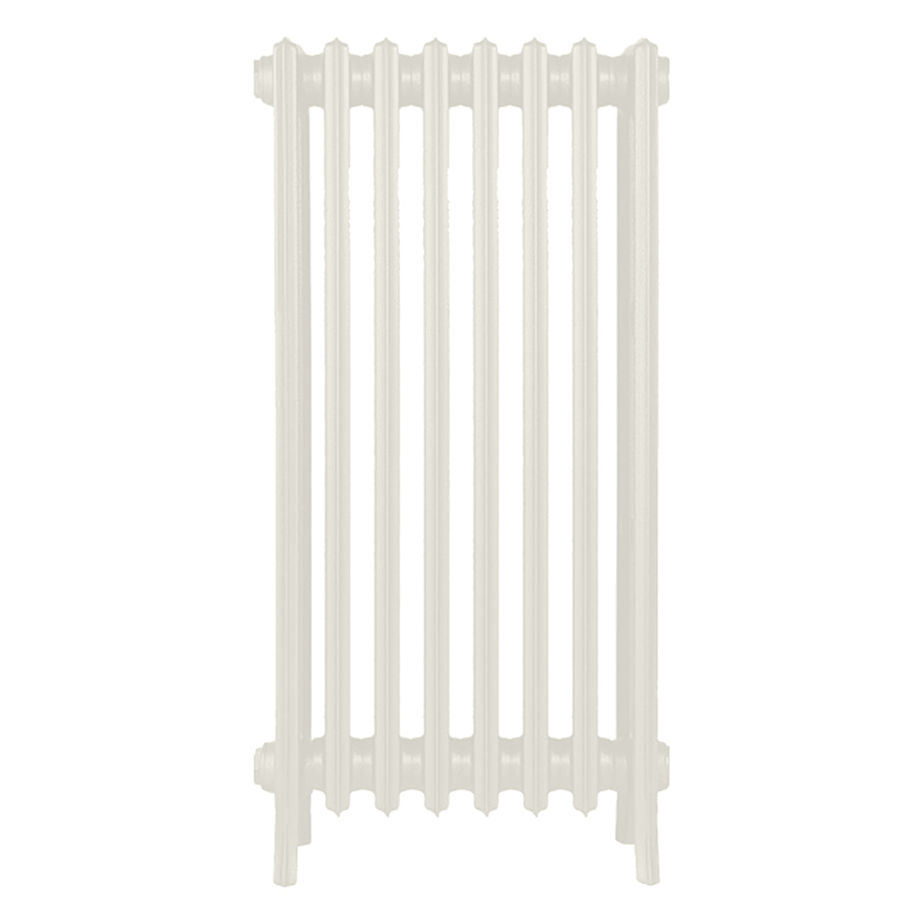 Grace - Chalk White Cast Iron Column Radiator H950mm x W514mm 4 Column - Floor Standing