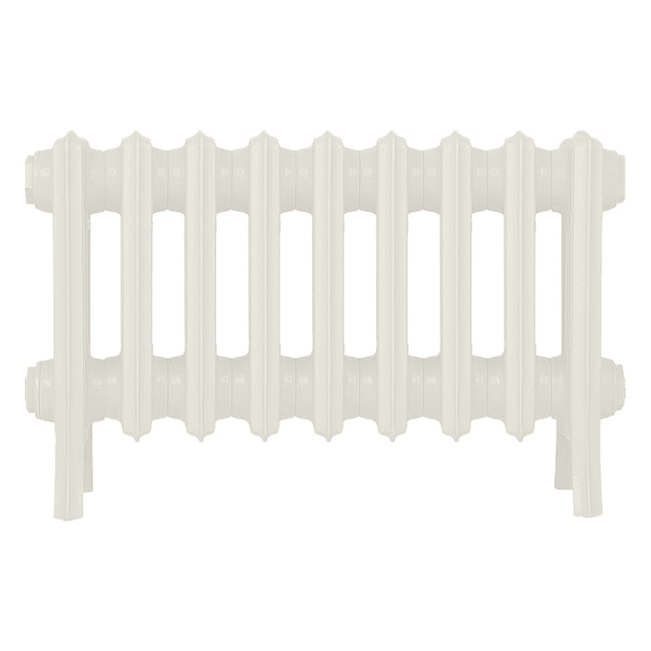 Grace - Chalk White Cast Iron Column Radiator H300mm x W575mm 4 Column - Wall Hung
