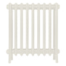 Grace - Chalk White Cast Iron Column Radiator H650mm x W575mm 4 Column - Floor Standing