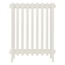 Grace - Chalk White Cast Iron Column Radiator H700mm x W575mm 4 Column - Wall Hung
