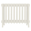 Grace - Chalk White Cast Iron Column Radiator H450mm x W635mm 6 Column - Wall Hung