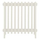 Grace - Chalk White Cast Iron Column Radiator H600mm x W635mm 6 Column - Wall Hung