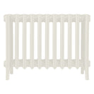 Grace - Chalk White Cast Iron Column Radiator H450mm x W696mm 6 Column - Wall Hung