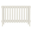 Grace - Chalk White Cast Iron Column Radiator H450mm x W756mm 6 Column - Wall Hung