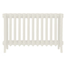 Grace - Chalk White Cast Iron Column Radiator H450mm x W817mm 6 Column - Wall Hung