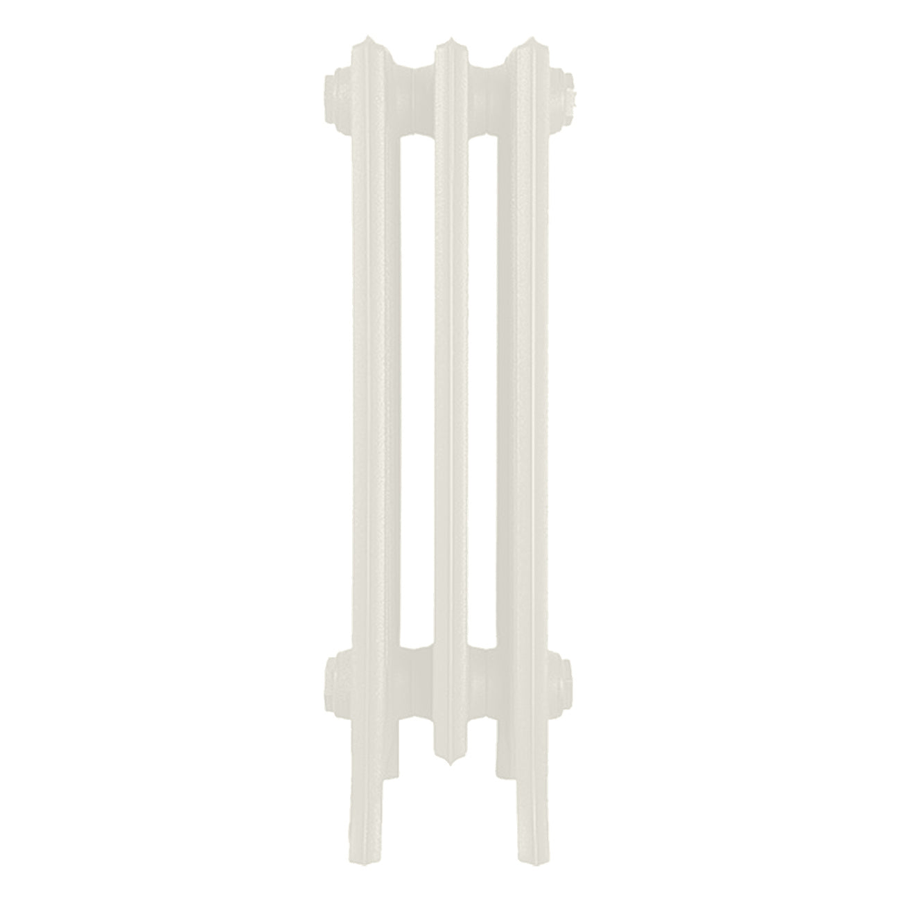 Grace - Chalk White Cast Iron Column Radiator H650mm x W212mm 6 Column - Floor Standing