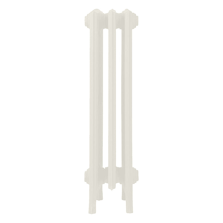 Grace - Chalk White Cast Iron Column Radiator H700mm x W212mm 6 Column - Wall Hung