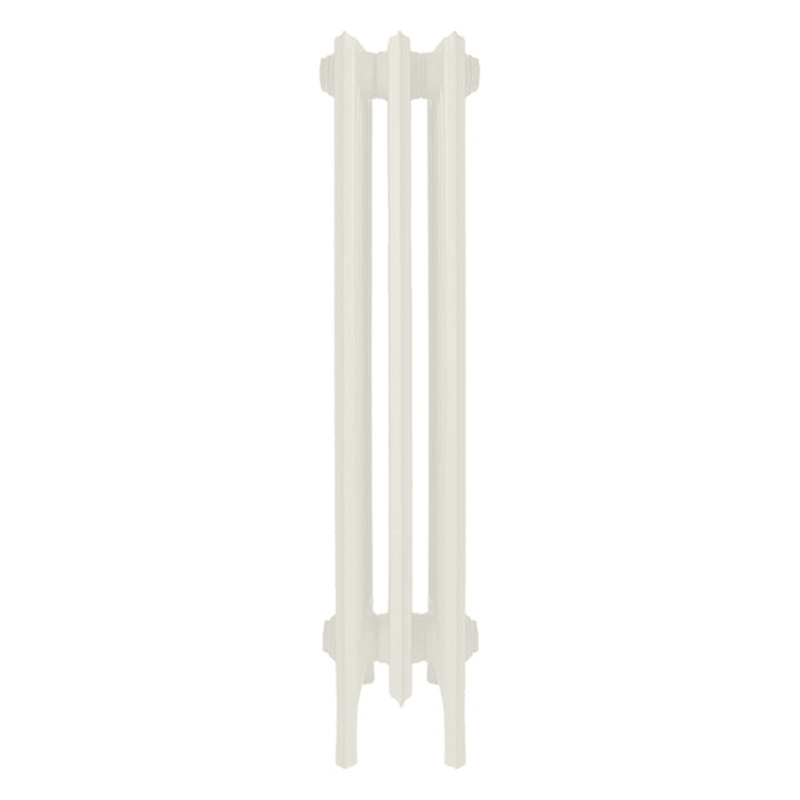 Grace - Chalk White Cast Iron Column Radiator H950mm x W212mm 6 Column - Floor Standing