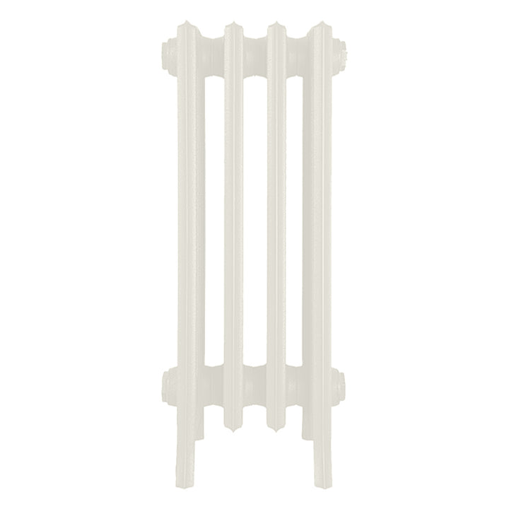 Grace - Chalk White Cast Iron Column Radiator H650mm x W272mm 6 Column - Floor Standing